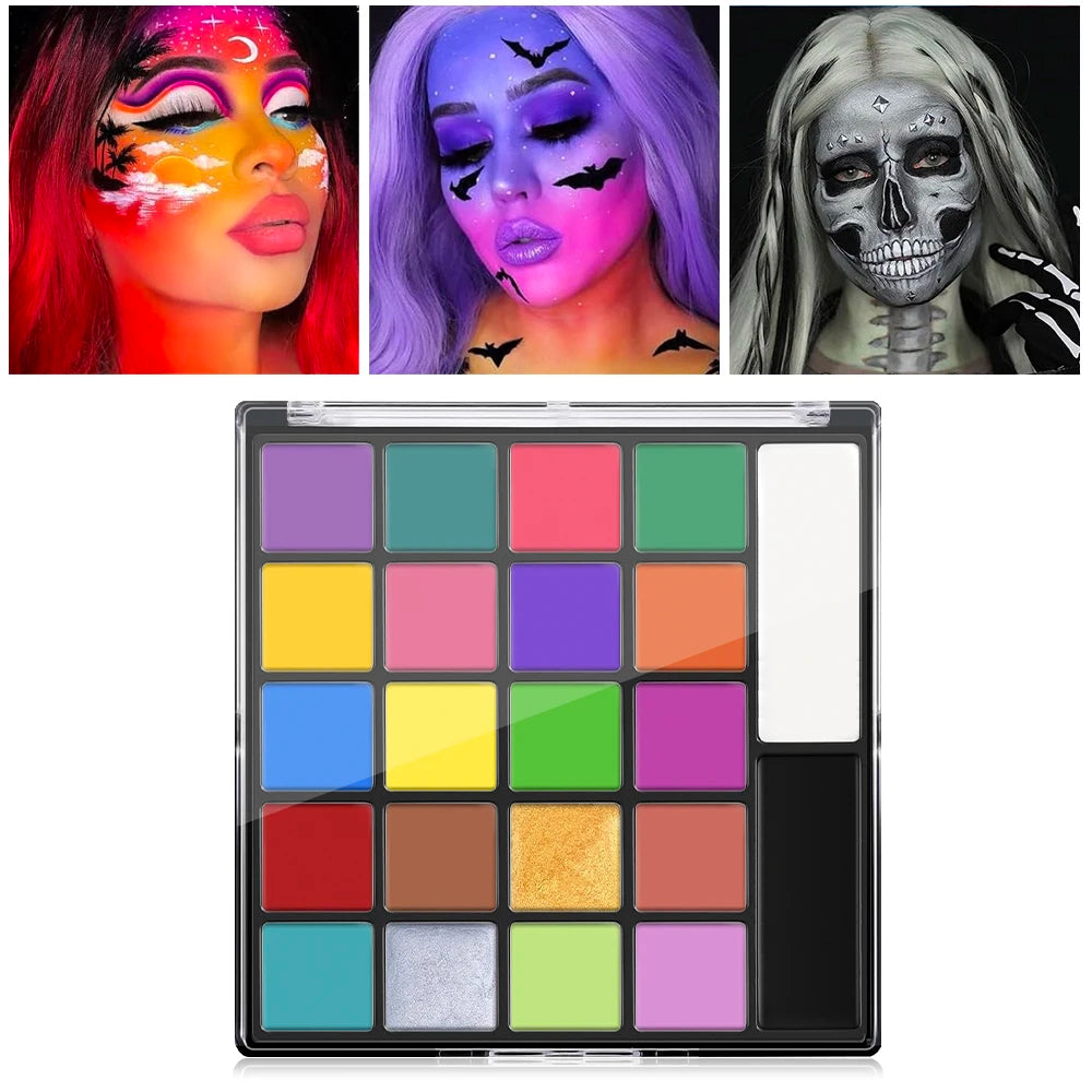 Paleta de Maquillaje Facial 22 Colores Halloween