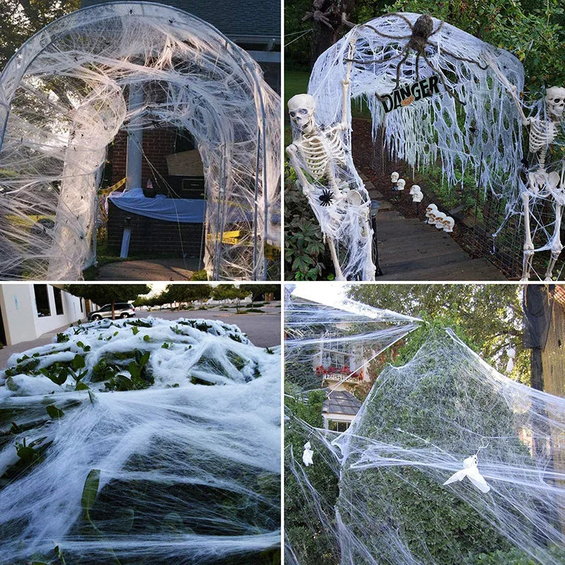 Telaraña Decorativa Halloween – Elástica Multicolor