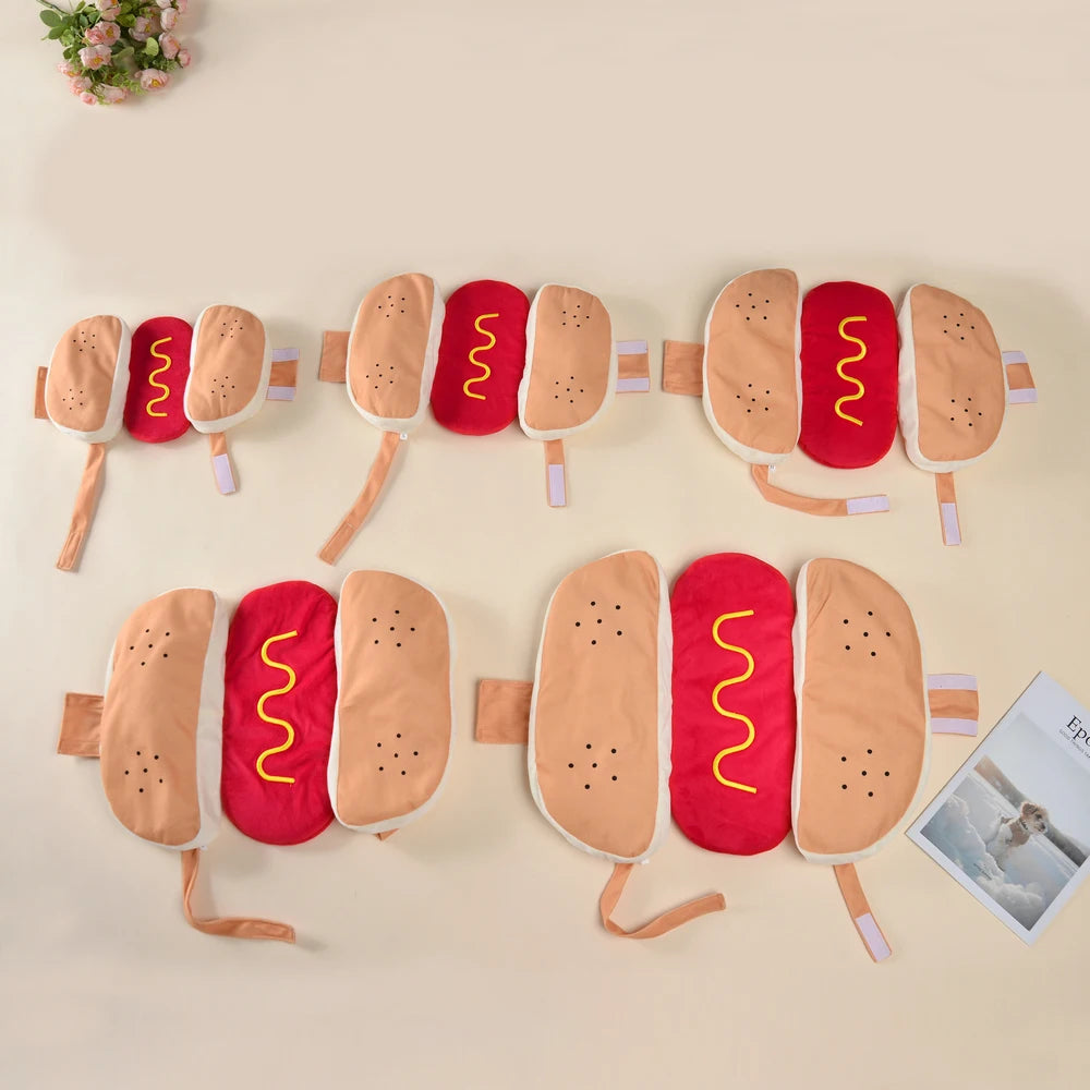 Disfraz de Perrito Caliente para Mascota – Halloween