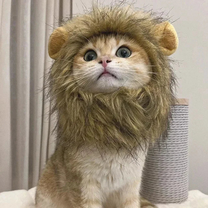 Peluca Melena de León para Mascota – Disfraz Halloween