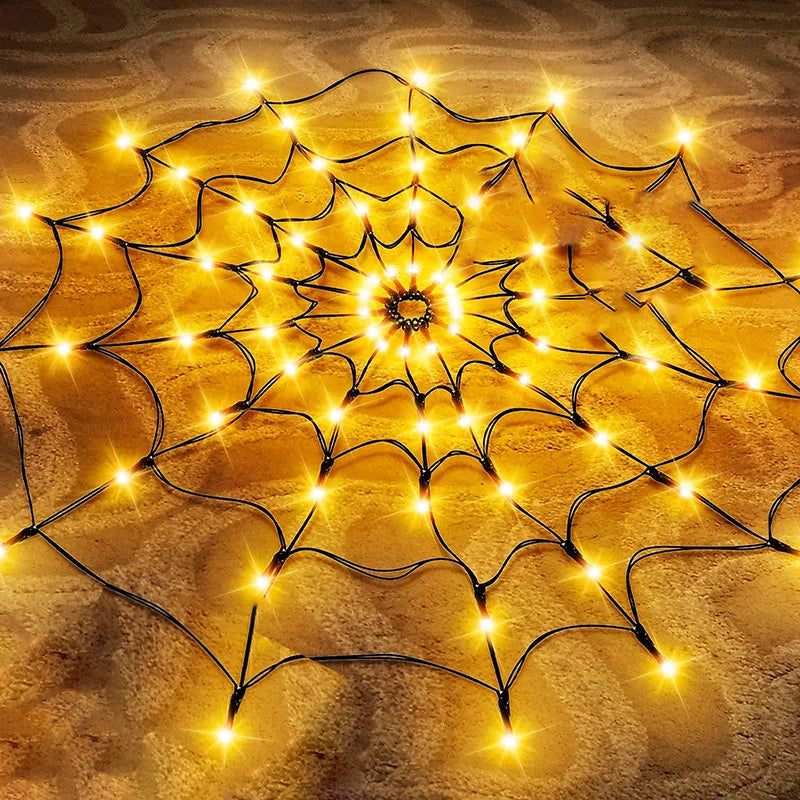 Luces LED Telaraña Halloween – Ambiente Embrujado