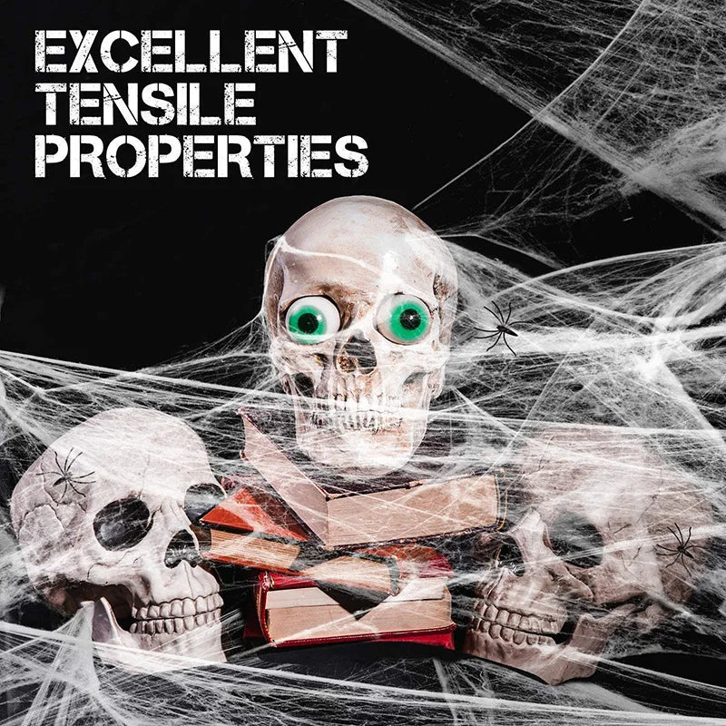 Telaraña Decorativa Halloween – Elástica Multicolor