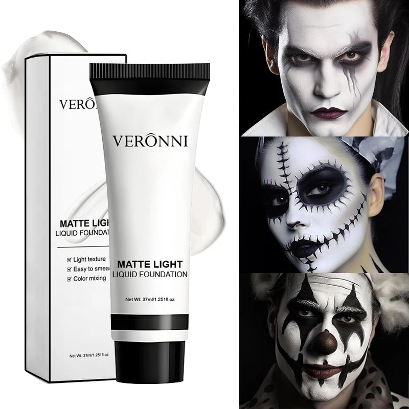 Base Blanca Halloween para Maquillaje de Personaje