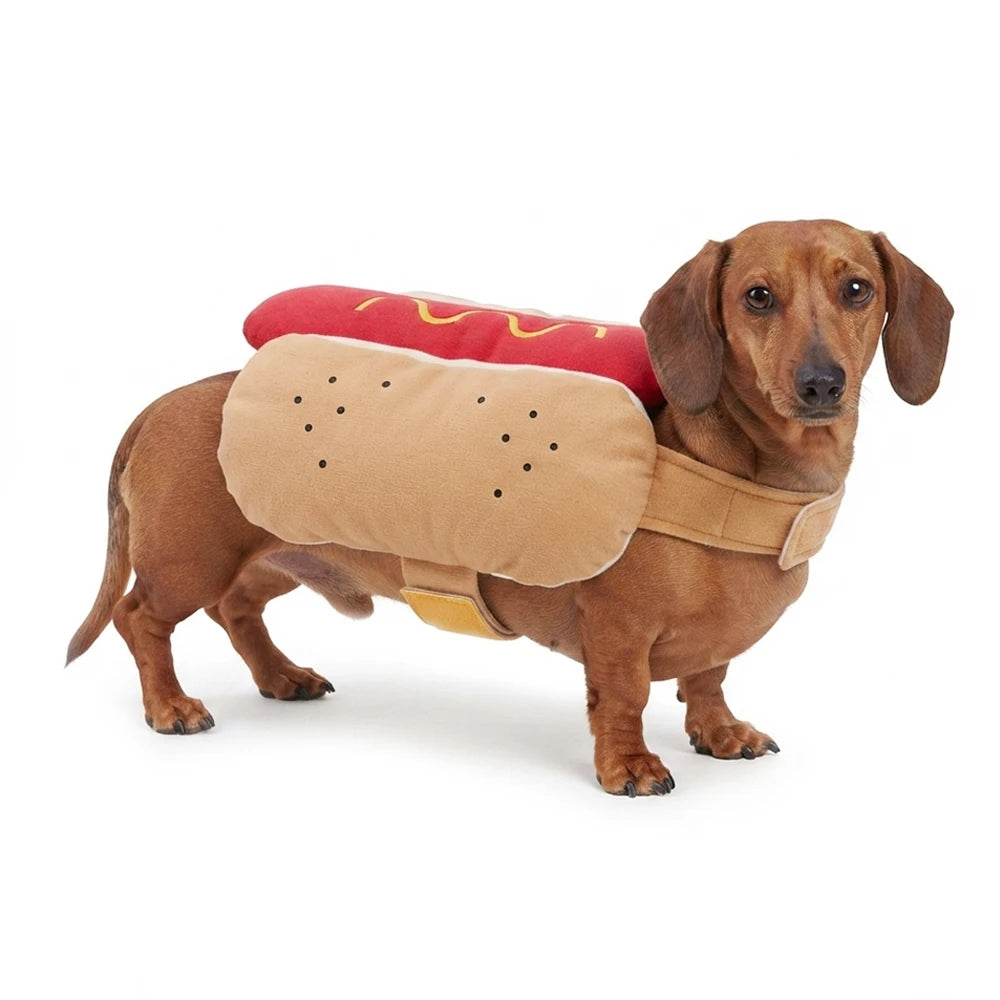 Disfraz de Perrito Caliente para Mascota – Halloween
