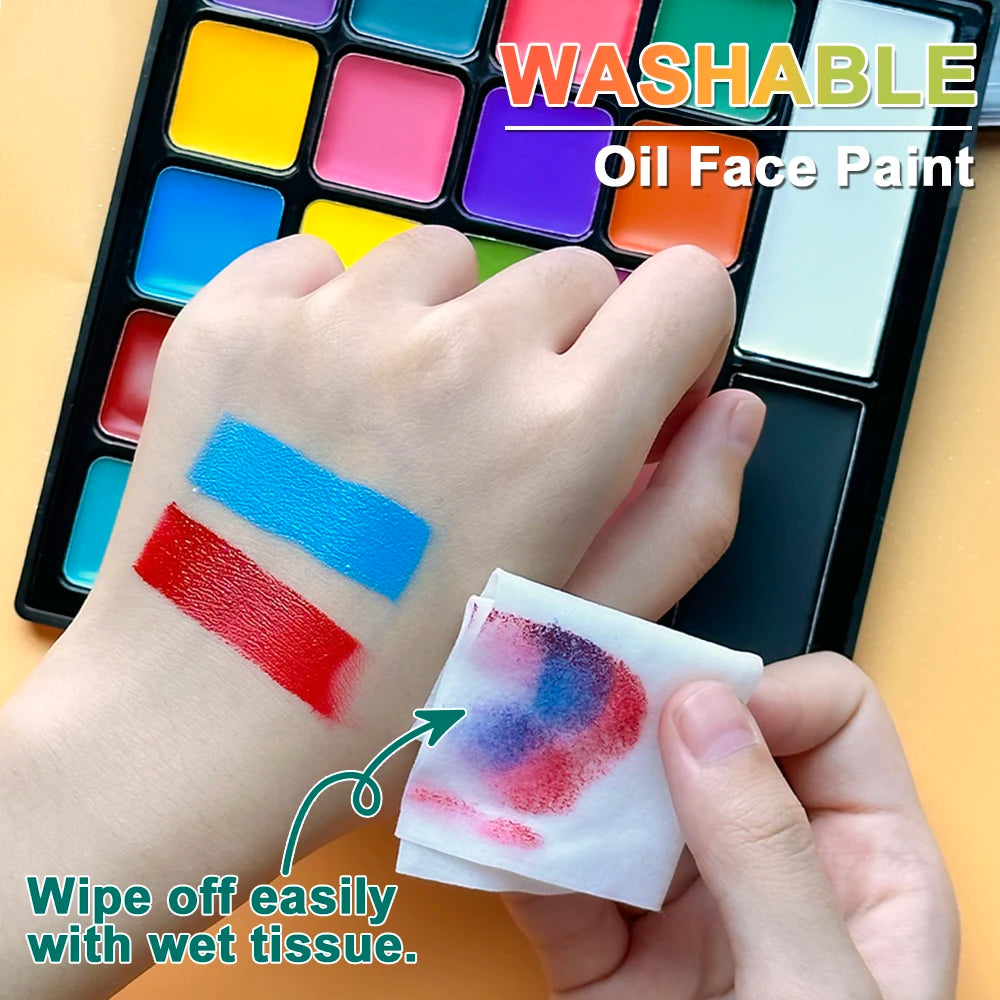 Paleta de Maquillaje Facial 22 Colores Halloween