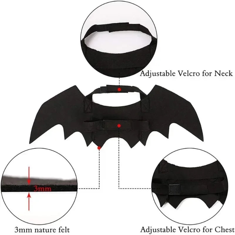 Alitas de Murciélago para Mascota – Accesorio Halloween