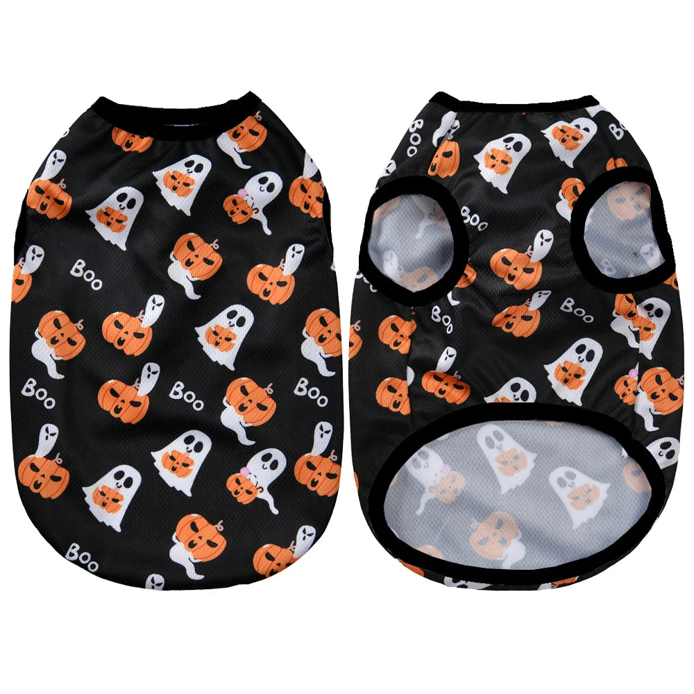 Chaleco Halloween para Mascota – Estampado Calabaza