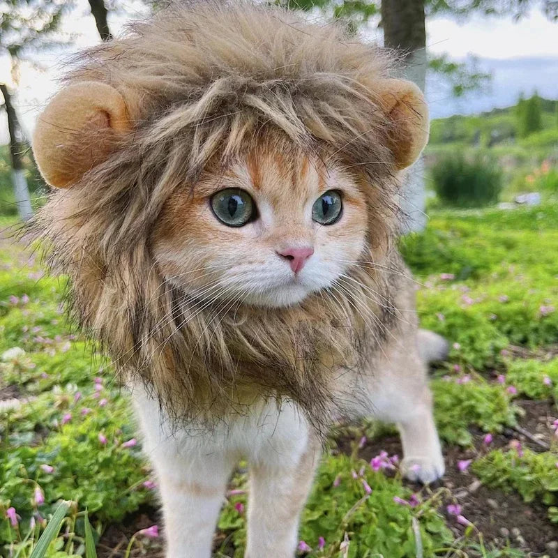 Peluca Melena de León para Mascota – Disfraz Halloween