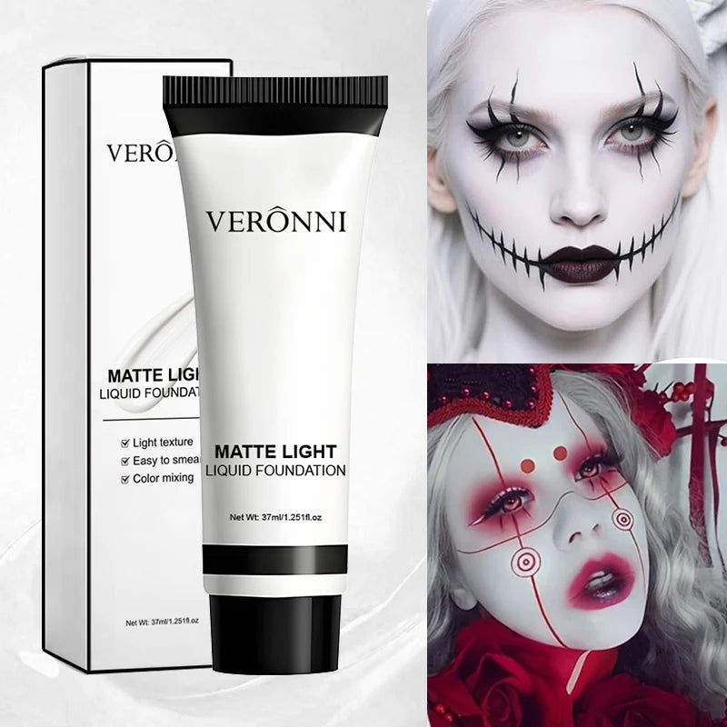 Base Blanca Halloween para Maquillaje de Personaje