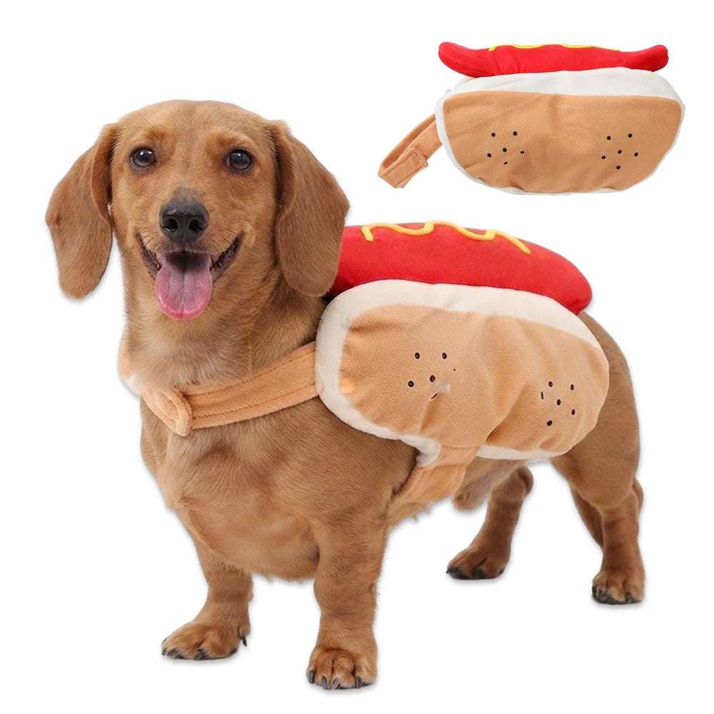 Disfraz de Perrito Caliente para Mascota – Halloween