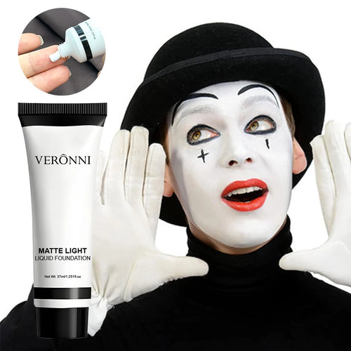 Base Blanca Halloween para Maquillaje de Personaje