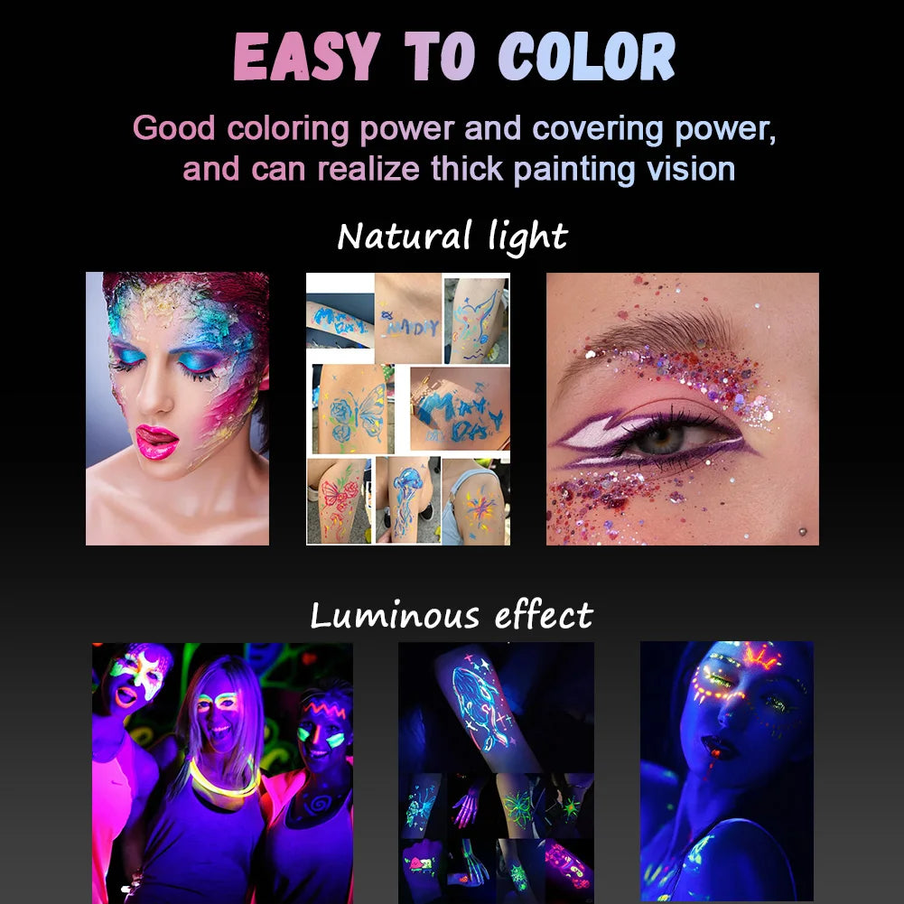Paleta de Pintura Facial y Corporal 12 Colores