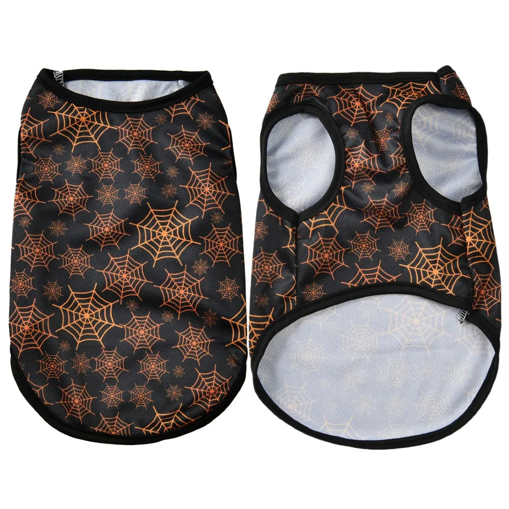 Chaleco Halloween para Mascota – Estampado Calabaza