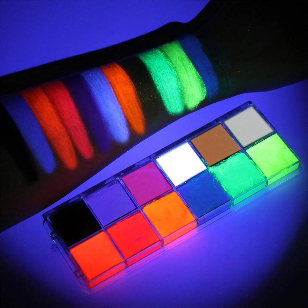 Paleta de Pintura Facial y Corporal 12 Colores