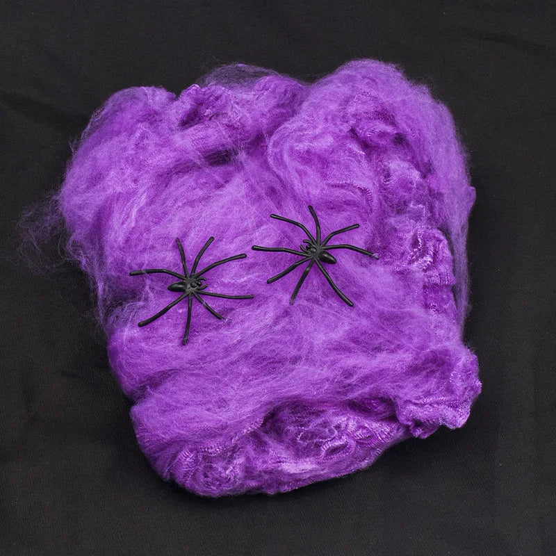 Telaraña Decorativa Halloween – Elástica Multicolor