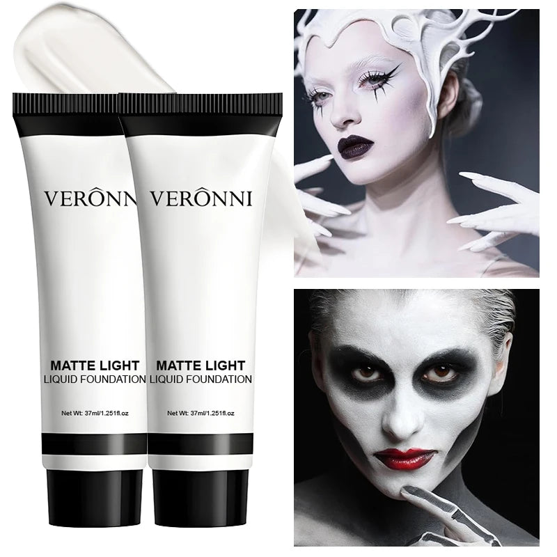 Base Blanca Halloween para Maquillaje de Personaje