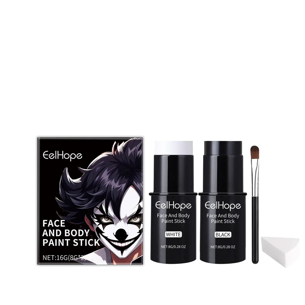 Kit de Maquillaje Halloween Blanco y Negro